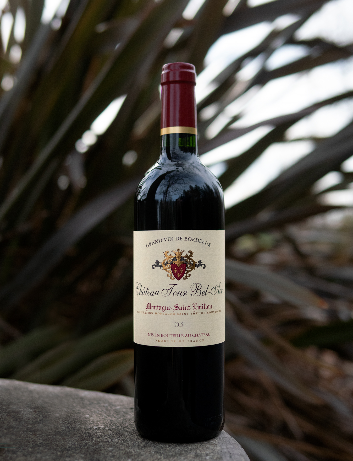 Château Tour Bel-Air 2015 Montagne-St.-Émilion AOC 750ml Wine Bottle