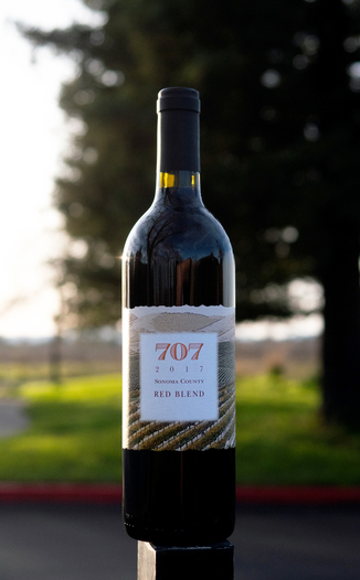 707 Estate Wines 2017 Sonoma County Red Blend 750ml Wine Bottle