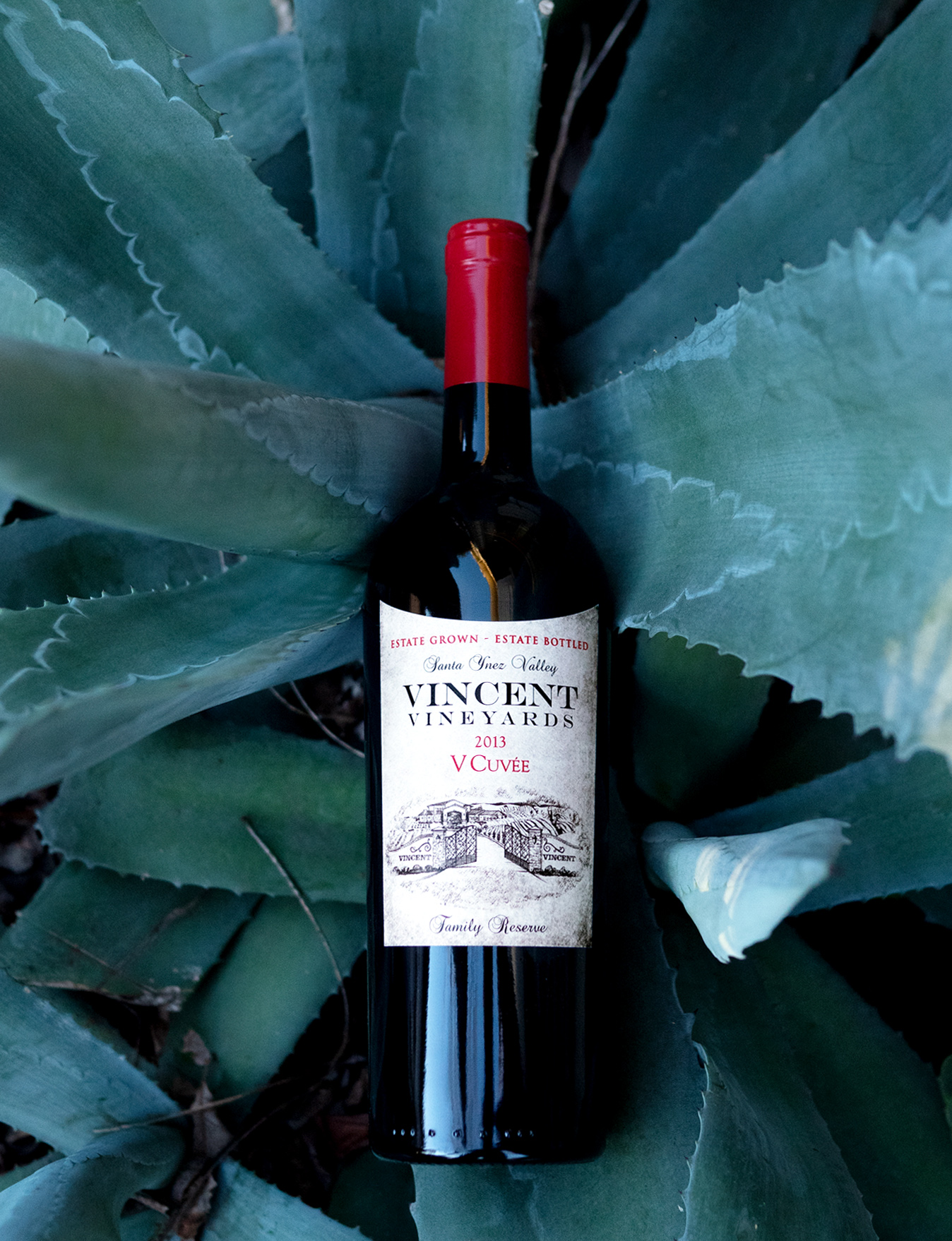 Vincent Vineyards & Winery 2013 'V Cuvée' Santa Ynez Valley Cabernet Blend 750ml Wine Bottle