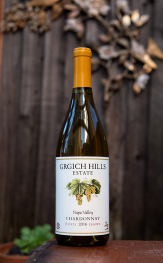 Grgich Hills Estate 2016 Napa Valley Estate Grown Chardonnay 750ml Wine Bottle
