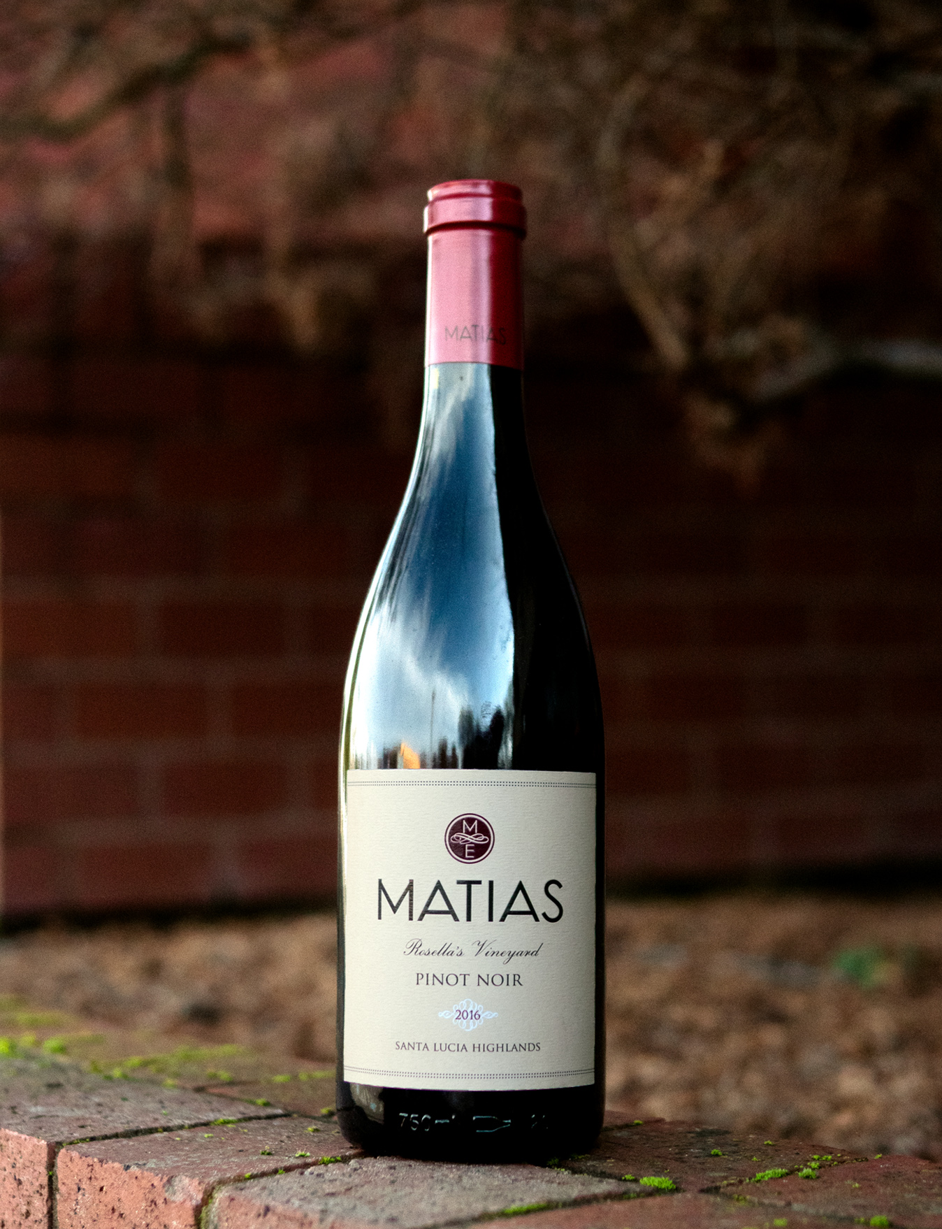 Matias 2016 Rosella's Vineyard Santa Lucia Highlands Pinot Noir 750ml Wine Bottle