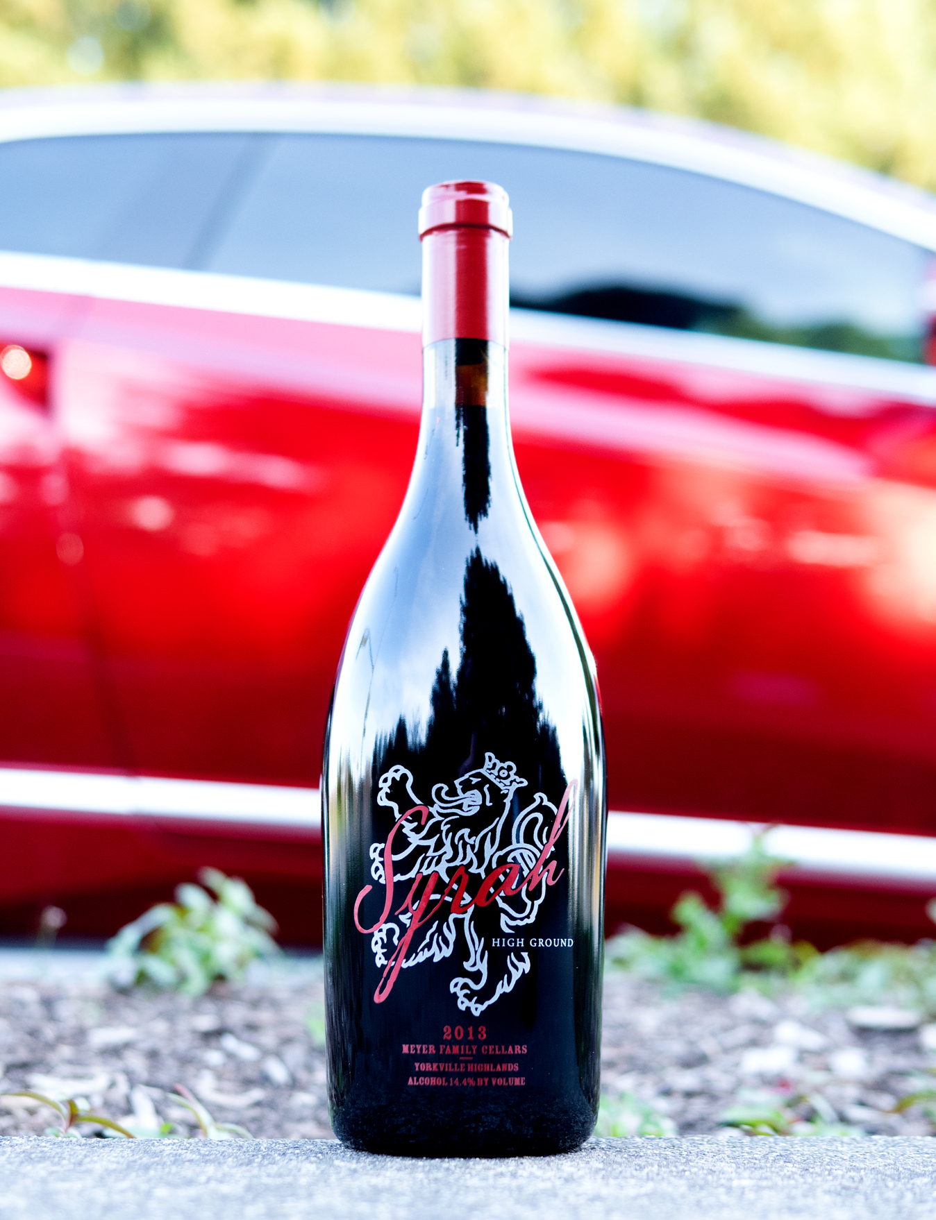 Meyer Family Cellars 2013 'High Ground' Yorkville Highlands Reserve Syrah 750ml Wine Bottle