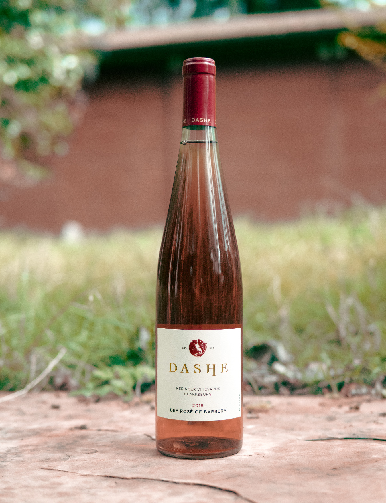 Dashe Cellars 2018 Heringer Vineyard Clarksburg Dry Rosé of Barbera 750ml Wine Bottle