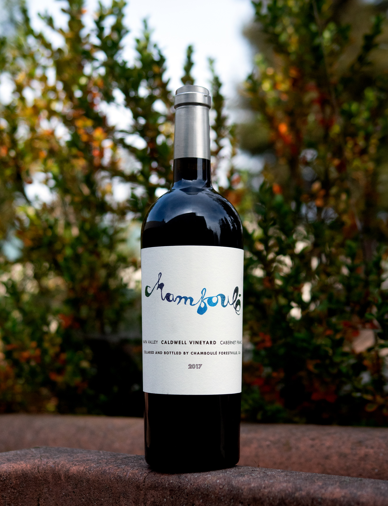 Chamboulé 2017 Caldwell Vineyard Coombsville Napa Valley Cabernet Franc 750ml Wine Bottle