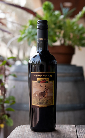 Peterson 2016 Sogno Vineyard Alexander Valley Zinfandel 750ml Wine Bottle