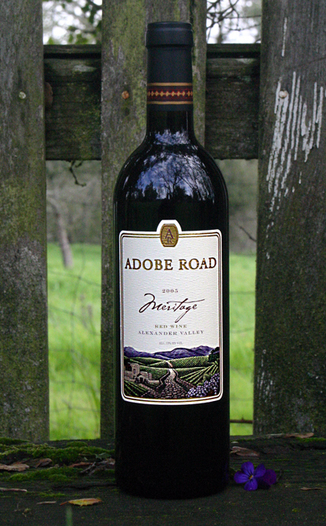 Adobe Road 2005 Meritage Red Wine 750ml Wine Bottle