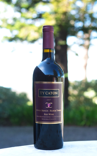 Ty Caton 2017 'Block Three' Upper Bench Moon Mountain Red 750ml Wine Bottle