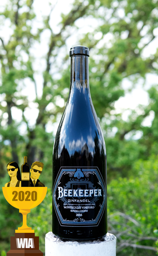 Beekeeper Cellars 2016 Montecillo Vineyard Sonoma Valley Zinfandel 750ml Wine Bottle