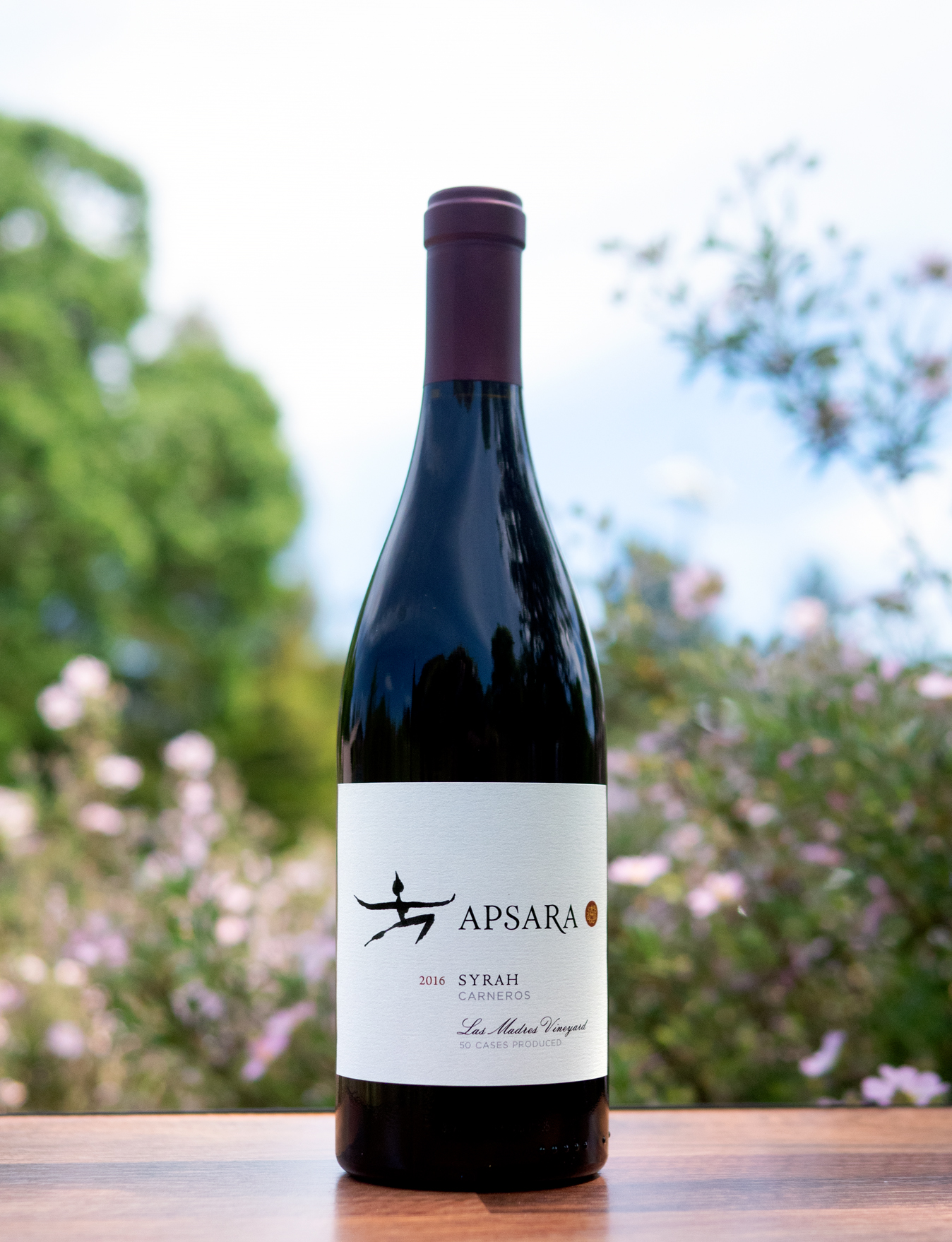 Apsara Cellars 2016 Las Madres Vineyard Carneros Syrah 750ml Wine Bottle