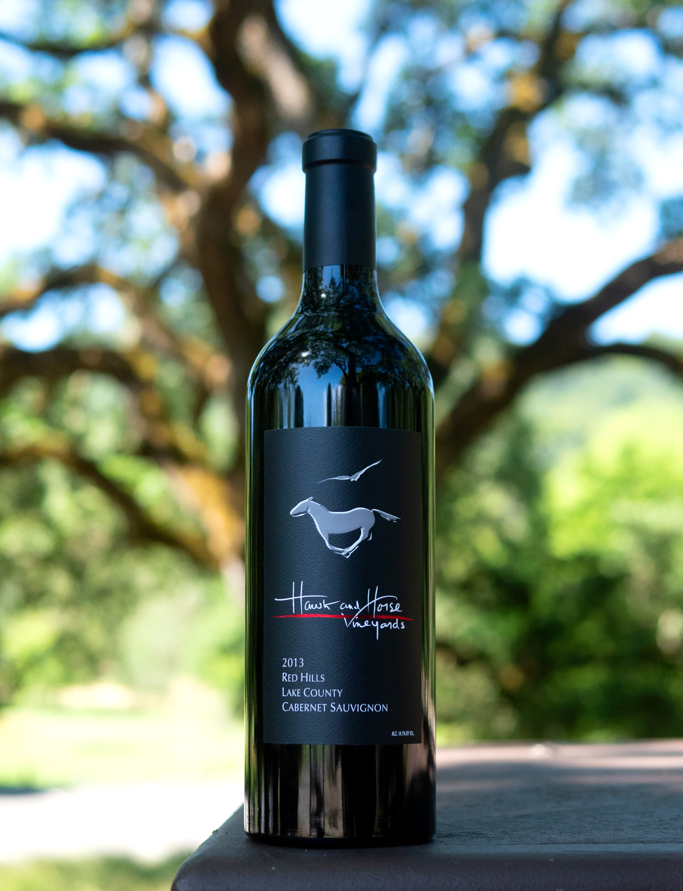 Hawk and Horse Vineyards 2013 Red Hills Estate Cabernet Sauvignon 750ml Wine Bottle