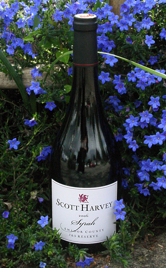 Scott Harvey Wines 2006 J & S Reserve Syrah 750ml Wine Bottle