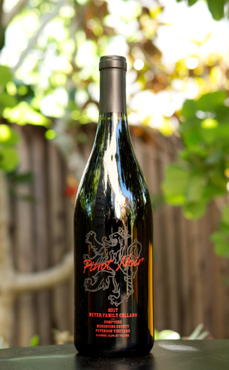 Meyer Family Cellars 2017 'Peterson Vineyard' Comptche Pinot Noir 750ml Wine Bottle