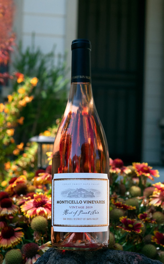 Corley Family 2019 'Monticello' Napa Valley Rosé of Pinot Noir 750ml Wine Bottle