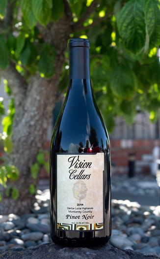 Vision Cellars 2014 Santa Lucia Highlands Pinot Noir 750ml Wine Bottle