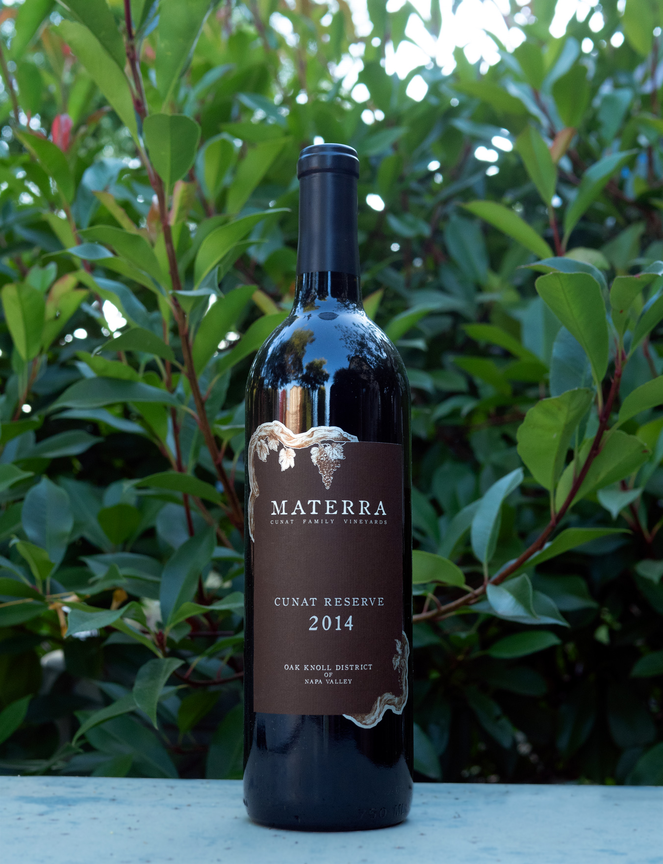 Materra 2014 'Cunat Reserve' Oak Knoll District Napa Valley 750ml Wine Bottle
