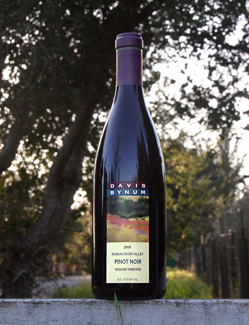 Davis Bynum Winery 2005 Russian River Valley Pinot Noir 750ml Wine Bottle