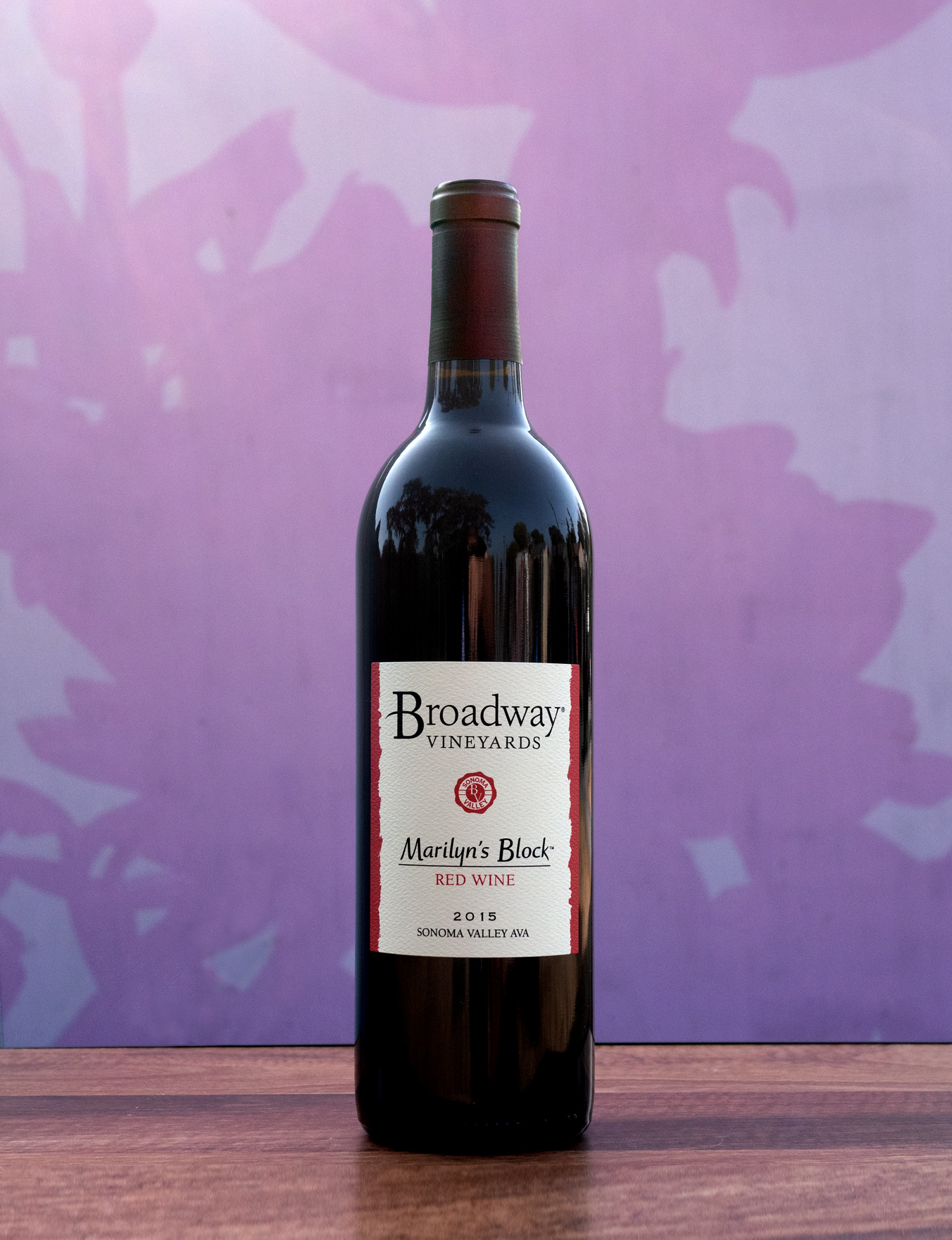 Broadway Vineyards 2015 'Marilyn’s Block' Sonoma Valley Red 750ml Wine Bottle