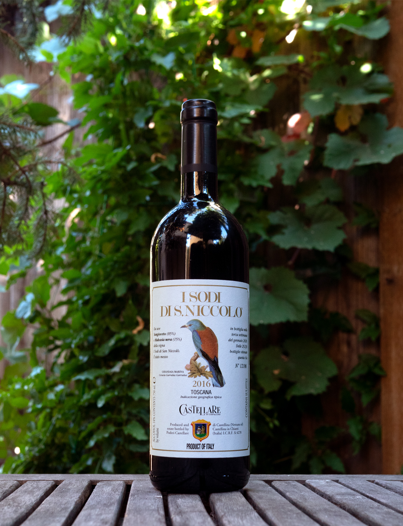 Castellare di Castellina 2016 'I Sodi di San Niccolò' Toscana IGT 750ml Wine Bottle
