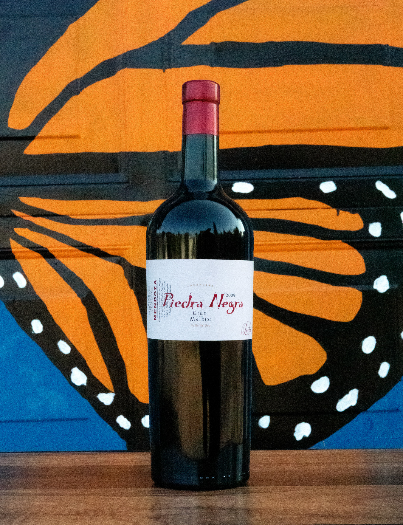 Bodegas Piedra Negra 2009 Valle de Uco Mendoza Gran Malbec 750ml Wine Bottle