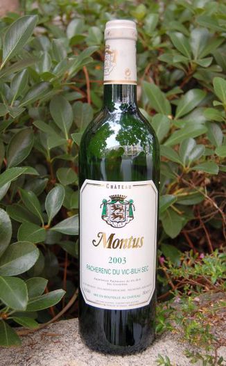 Chateau Montus 2003 Pacherenc du Vic-Bilh 750ml Wine Bottle