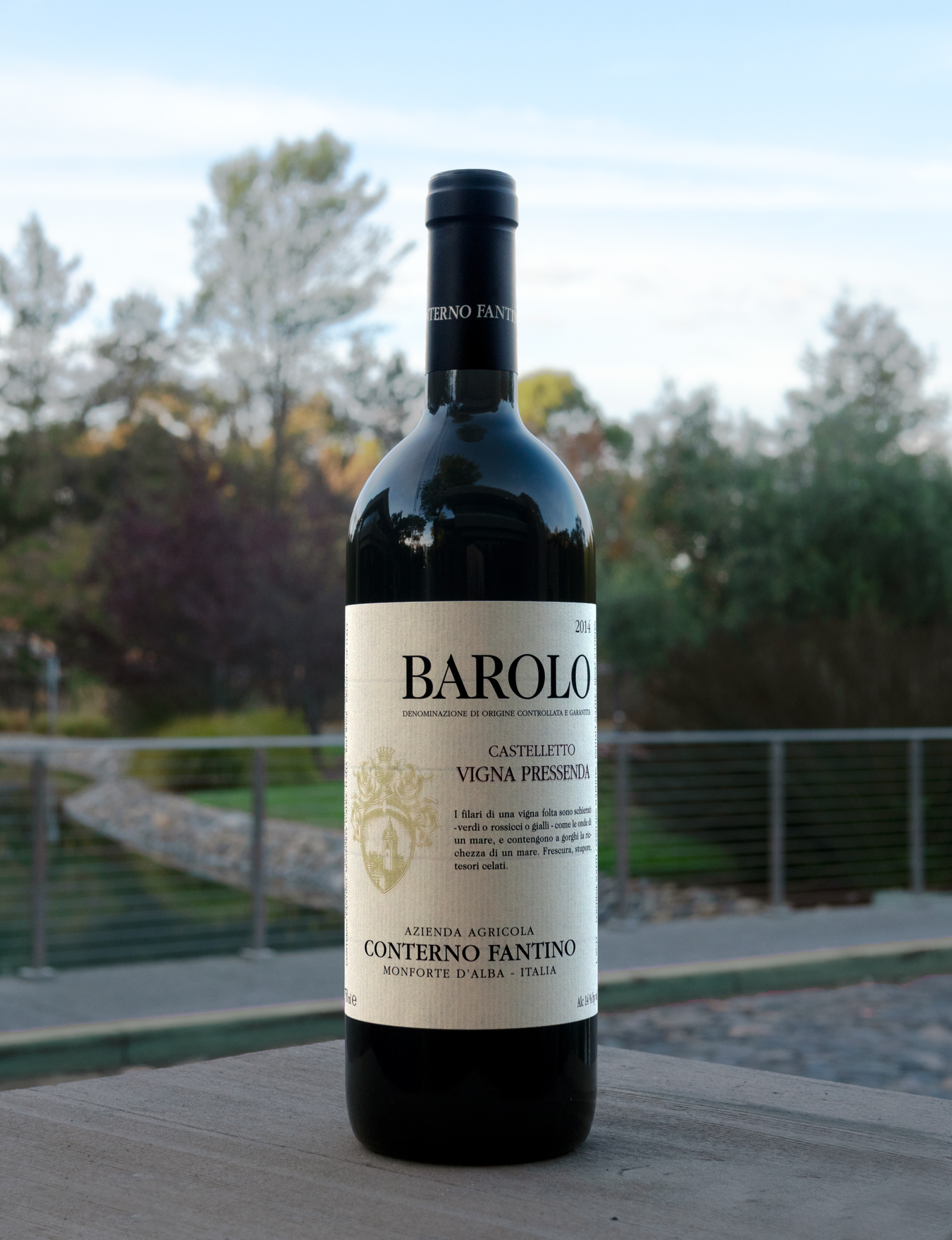 Conterno Fantino 2014 DONT SELL Castelletto Vigna Pressenda Barolo DOCG 750ml Wine Bottle