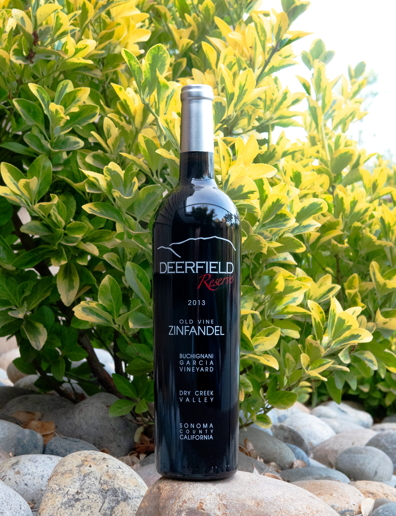 Deerfield Ranch 2013 Buchignani Garcia Vineyard DCV Reserve Zinfandel 750ml Wine Bottle