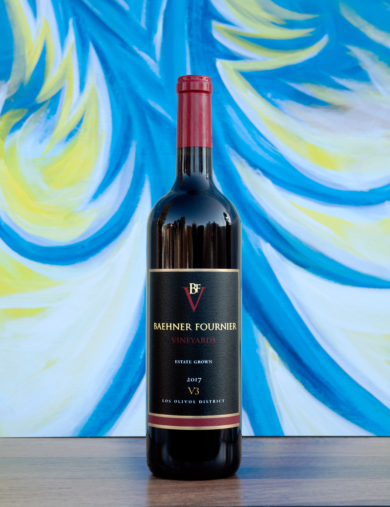 Baehner Fournier Vineyards 2017 'V3' Los Olivos District Cabernet Blend 750ml Wine Bottle