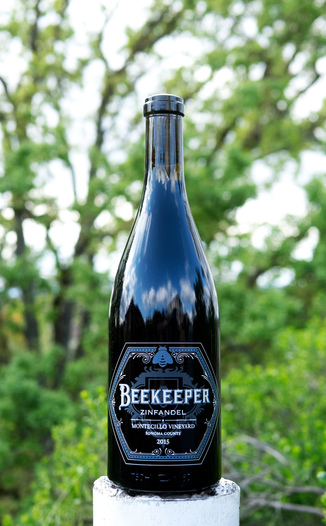 Beekeeper Cellars 2015 Montecillo Vineyard Sonoma Valley Zinfandel 750ml Wine Bottle