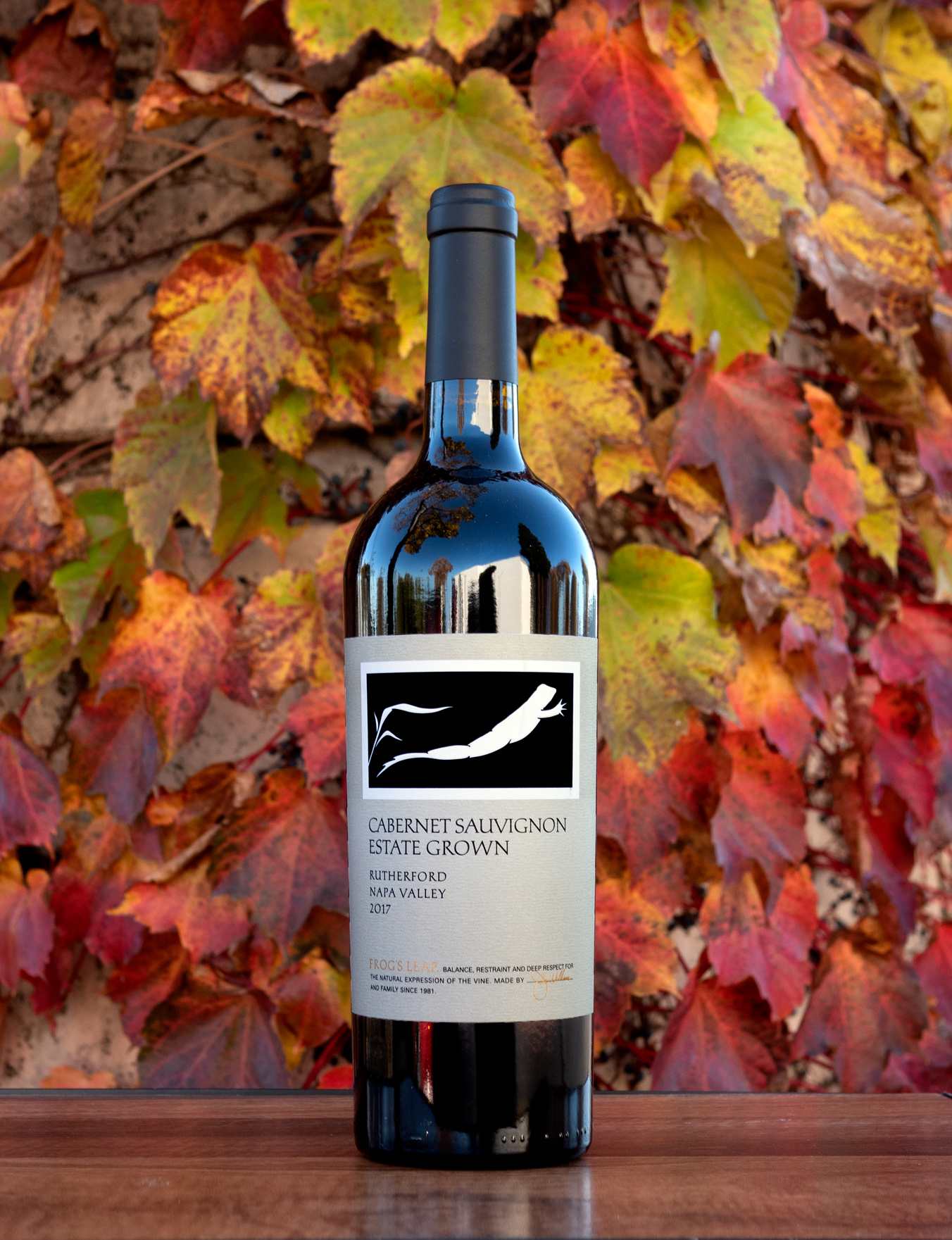 Frog's Leap Winery 2017 Estate Grown Rutherford Cabernet Sauvignon 750ml Wine Bottle