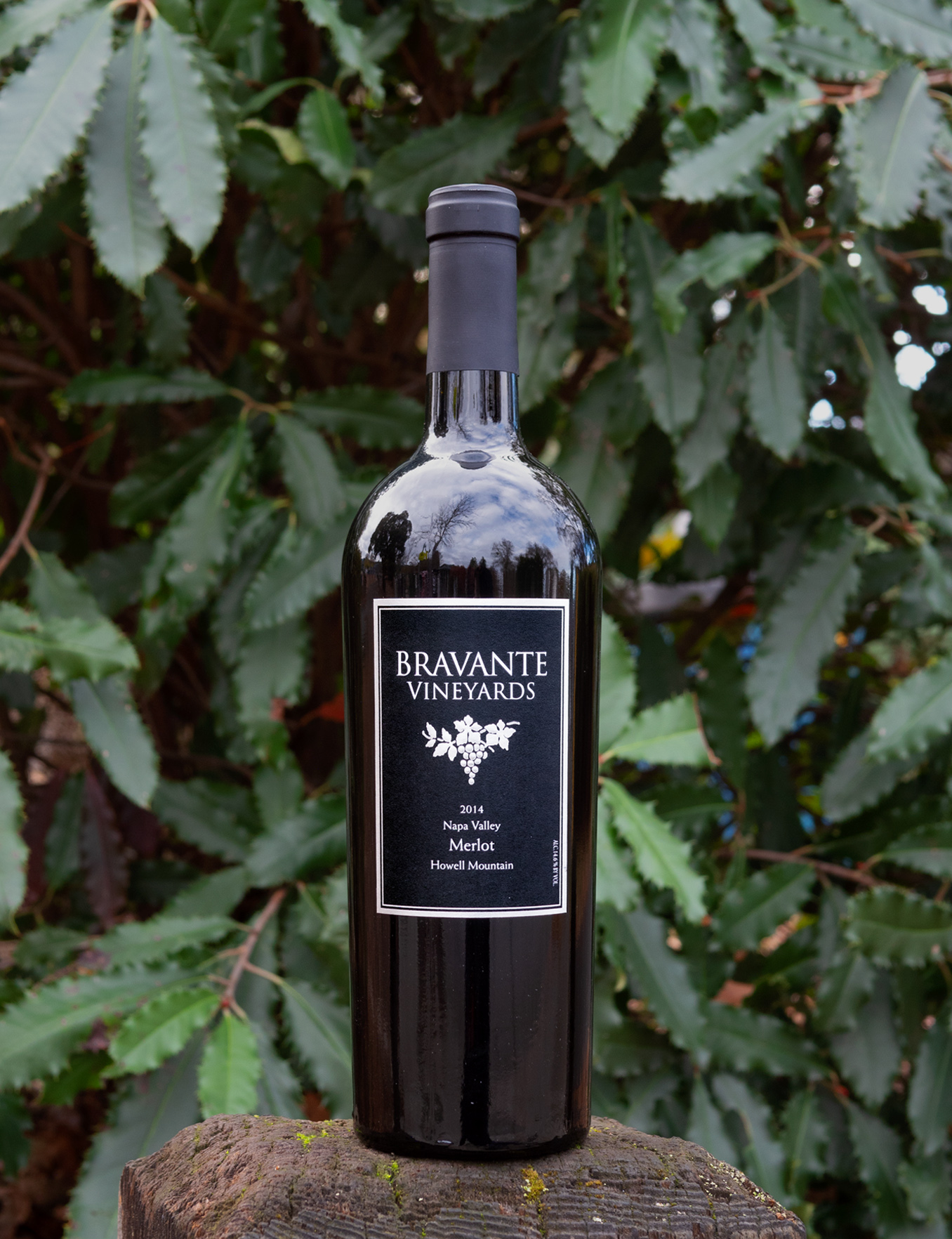 Bravante Vineyards 2014 Howell Mountain Merlot 750ml Wine Bottle