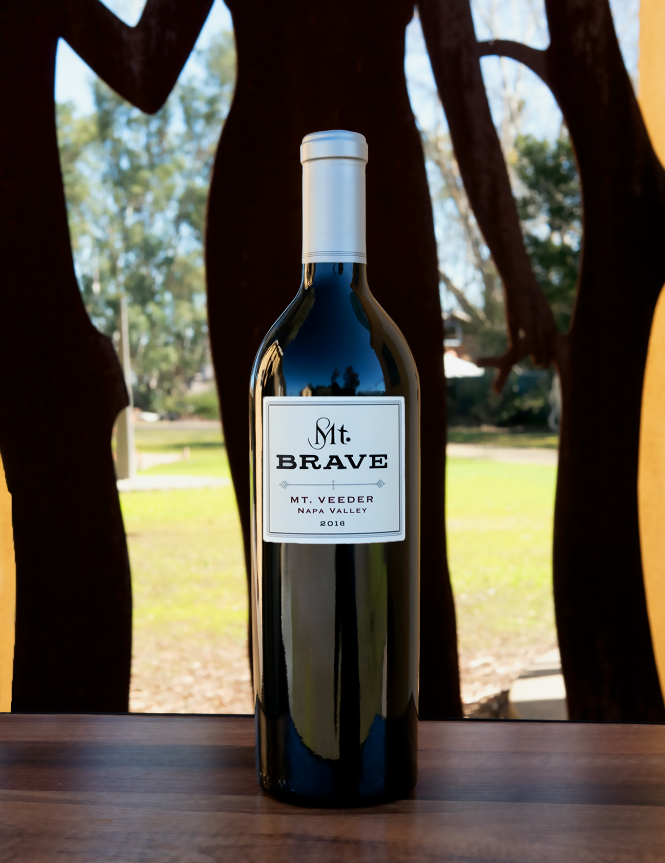 Mt. Brave 2016 Mt. Veeder Estate Merlot 750ml Wine Bottle