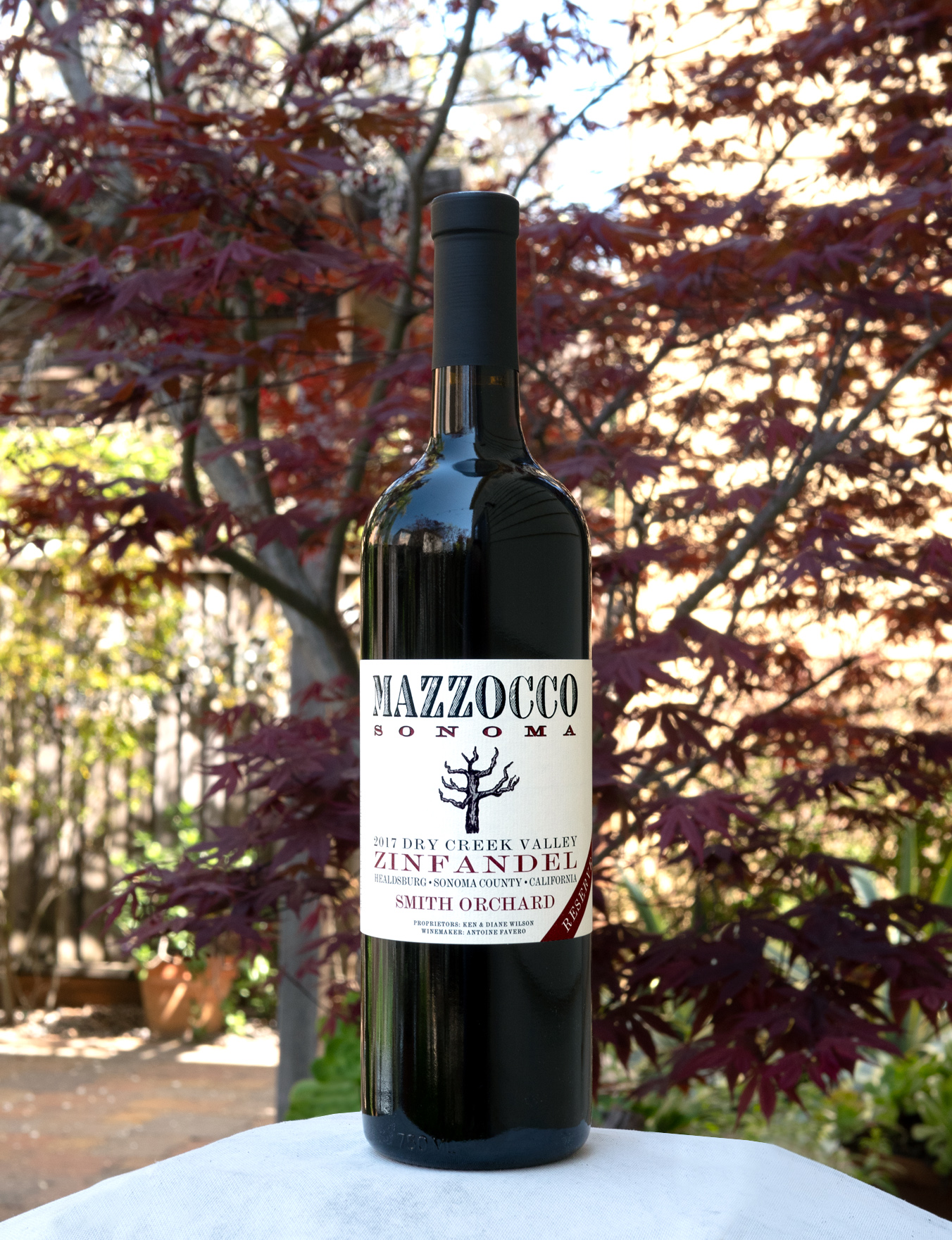 Mazzocco 2017 Smith Orchard DCV Reserve Zinfandel 750ml Wine Bottle