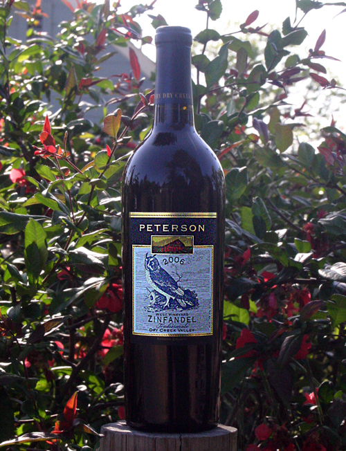 Peterson 2006 West Vineyard Zinfandel Tradizionale 750ml Wine Bottle