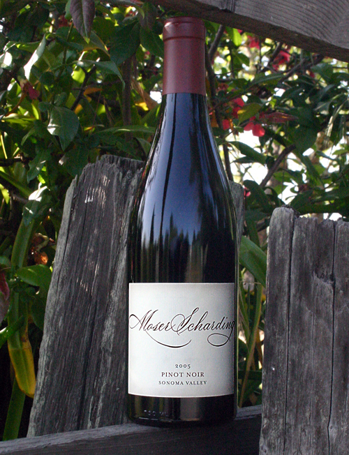 Moser Scharding 2005 Sonoma Valley Pinot Noir 750ml Wine Bottle