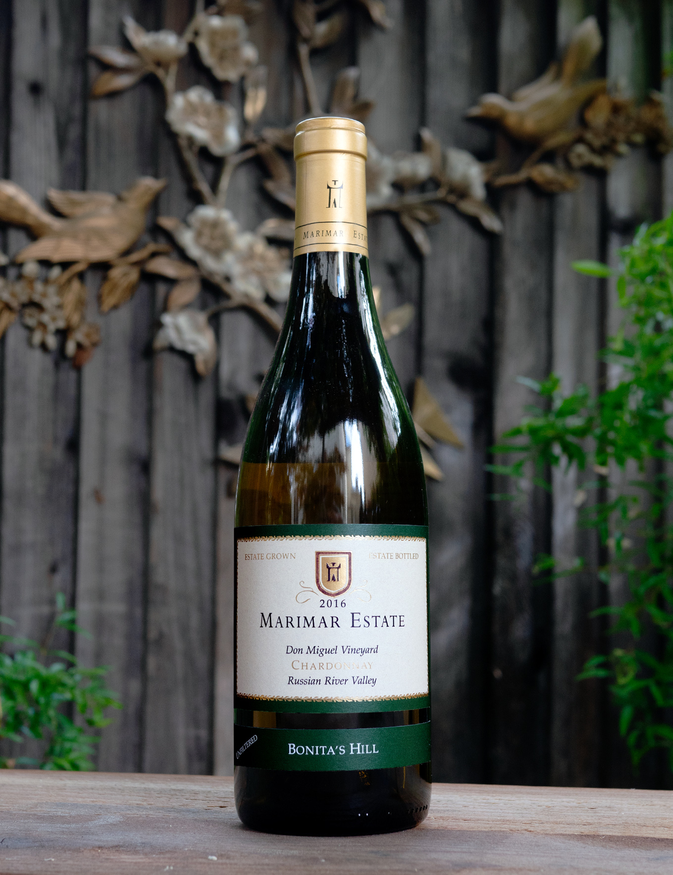 Marimar Estate 2016 Bonita's Hill Russian River Valley Chardonnay 750ml Wine Bottle