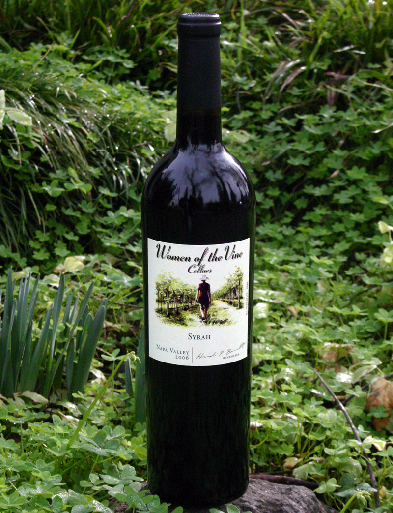 Women of the Vine Cellars 2006 Signature Series Syrah 750ml Wine Bottle