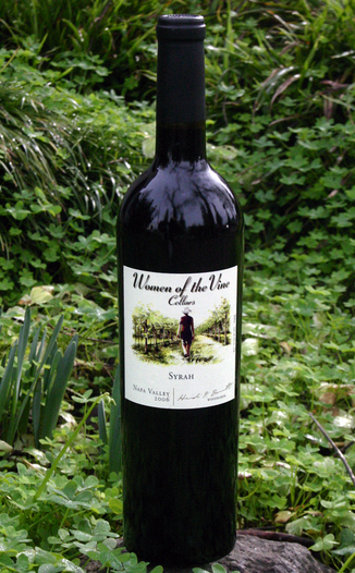 Women of the Vine Cellars 2006 Signature Series Syrah 750ml Wine Bottle