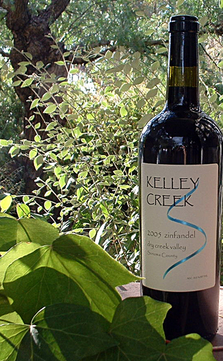 Kelley Creek Winery 2005 Zinfandel 750ml Wine Bottle
