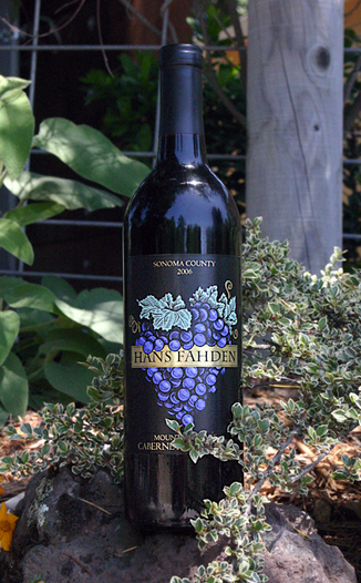Hans Fahden 2006 Cabernet Sauvignon Mountain Cuvee 750ml Wine Bottle