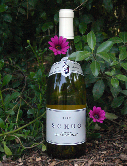 Schug Carneros Estate 2007 Carneros Chardonnay 750ml Wine Bottle