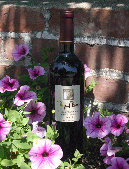 Raymond Burr Vineyards 2005 Cabernet Sauvignon 750ml Wine Bottle