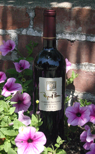 Raymond Burr Vineyards 2005 Cabernet Sauvignon 750ml Wine Bottle