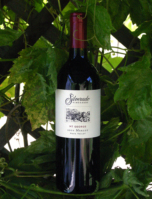 Silverado Vineyards 2006 Mt. George Merlot 750ml Wine Bottle
