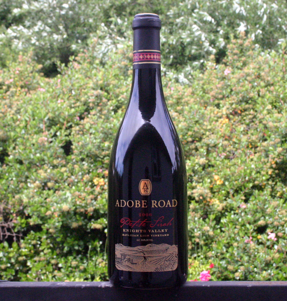 Adobe Road 2006 Bavarian Lion Vineyard Petite Sirah 750ml Wine Bottle