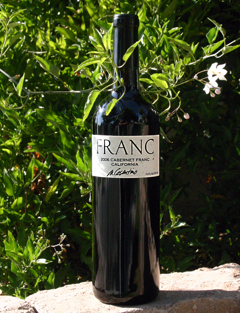 Cosentino Winery 2006 The Franc 750ml Wine Bottle