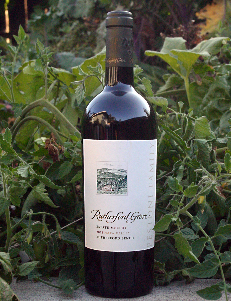 Rutherford Grove 2004 Estate Merlot 750ml Wine Bottle