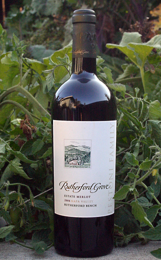 Rutherford Grove 2004 Estate Merlot 750ml Wine Bottle