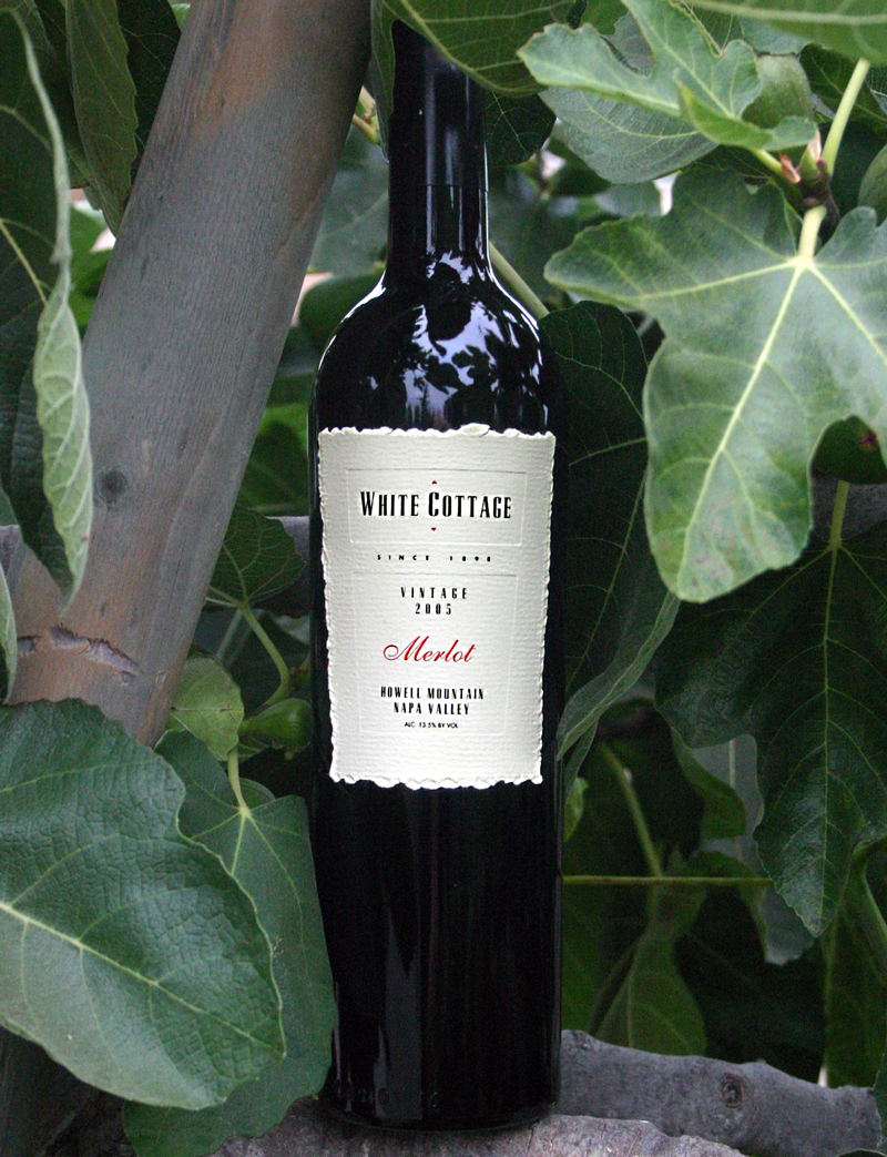 White Cottage Ranch Winery (CLOSED) 2005 Howell Mountain Merlot 750ml Wine Bottle