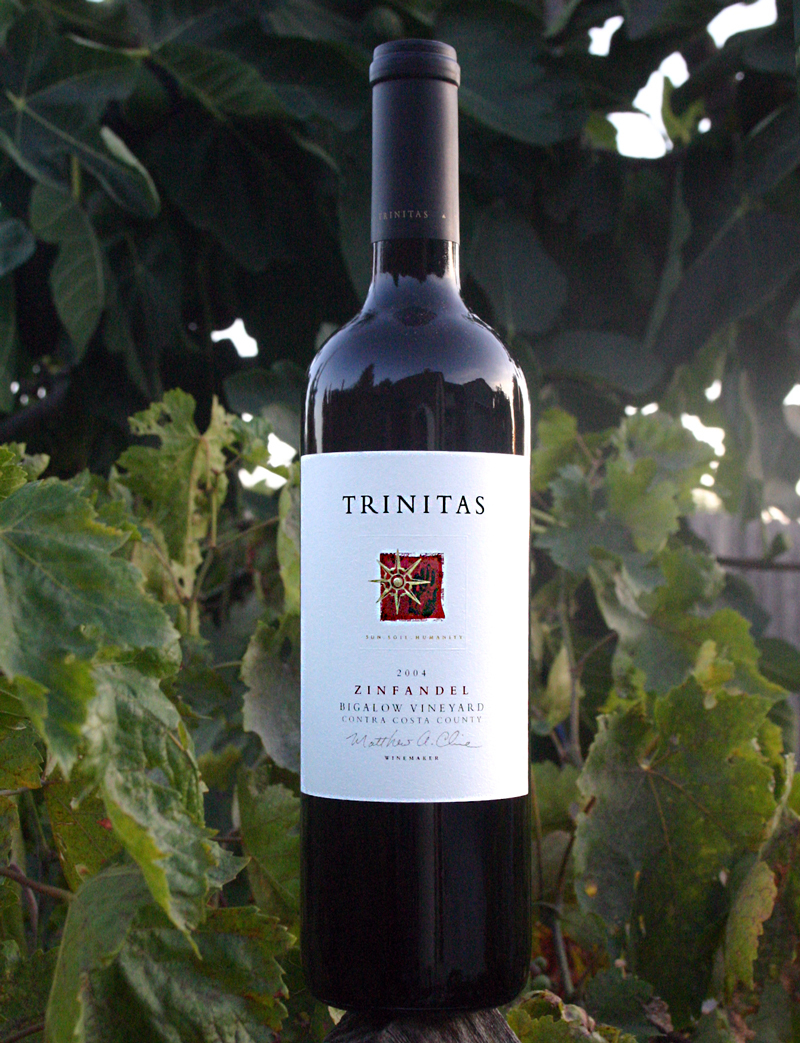 Trinitas 2004 Bigalow Ancient Vines Zinfandel 750ml Wine Bottle