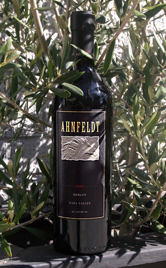 Ahnfeldt Wines 2005 Napa Valley Merlot 750ml Wine Bottle